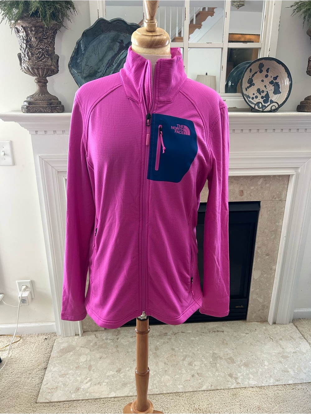The North Face Women's Pink Full-Zip Borod Jacket